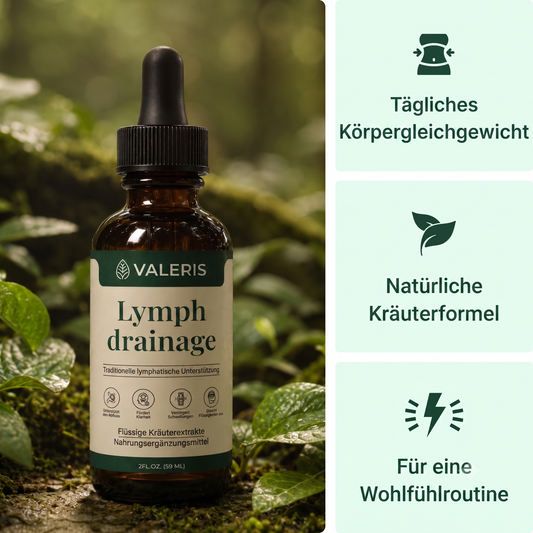 Valeris® Nahrungsergänzungsmittel für den Lymphabfluss